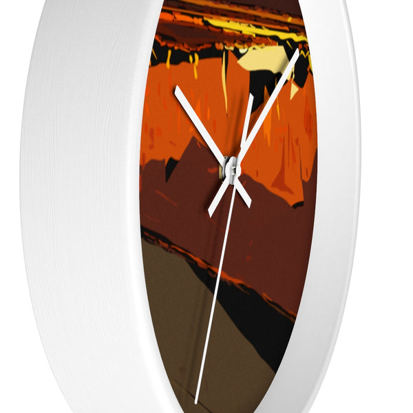 Wall Clock with Inter-dimensional Art Work
