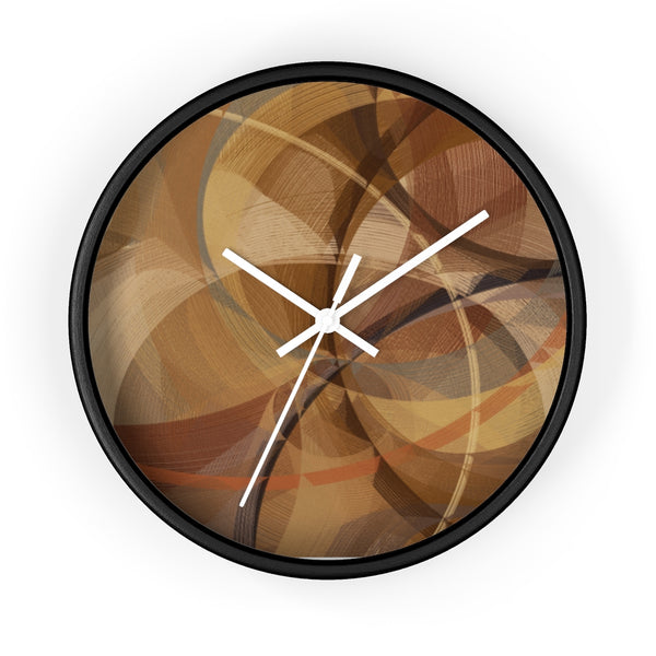 Wall Clock with Orbital Art Work