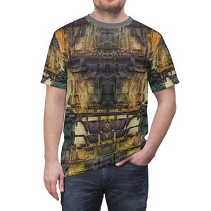 Unisex AOP Cut & Sew Tee with UJ Remix Artwork