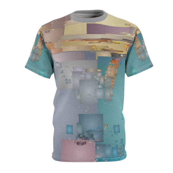 Unisex AOP Cut & Sew Tee with Tropics Artwork