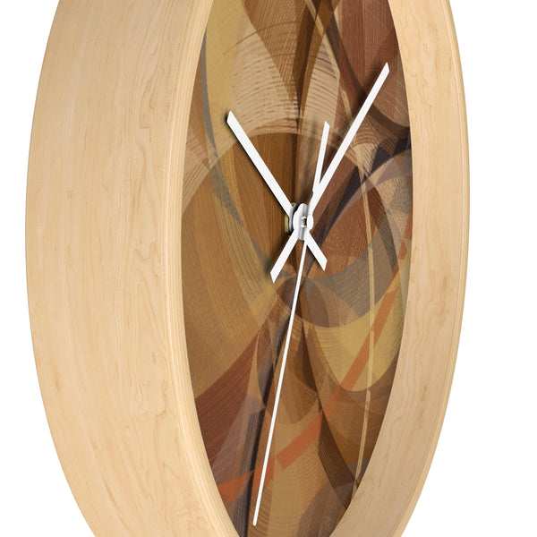 Wall Clock with Orbital Art Work