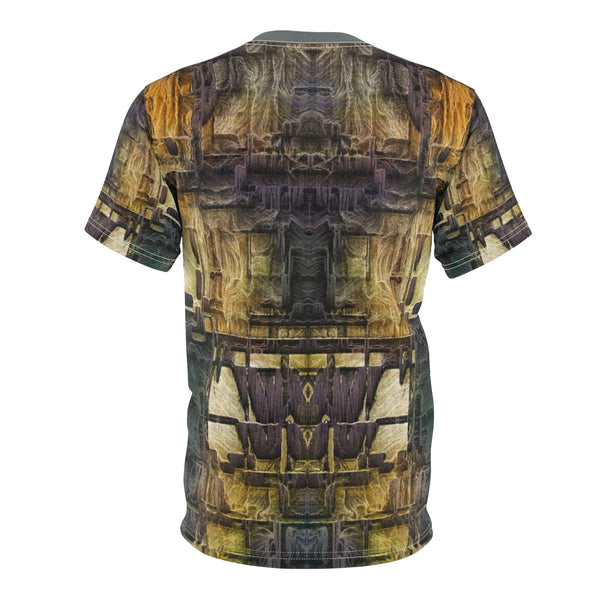 Unisex AOP Cut & Sew Tee with UJ Remix Artwork