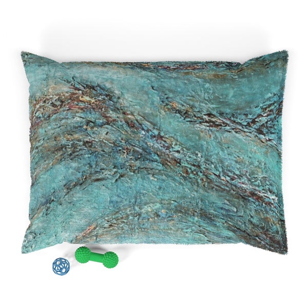 Pet Bed with Poseidon Artwork
