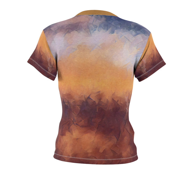 Women's AOP Cut & Sew Tee with Dreamscape Arwork