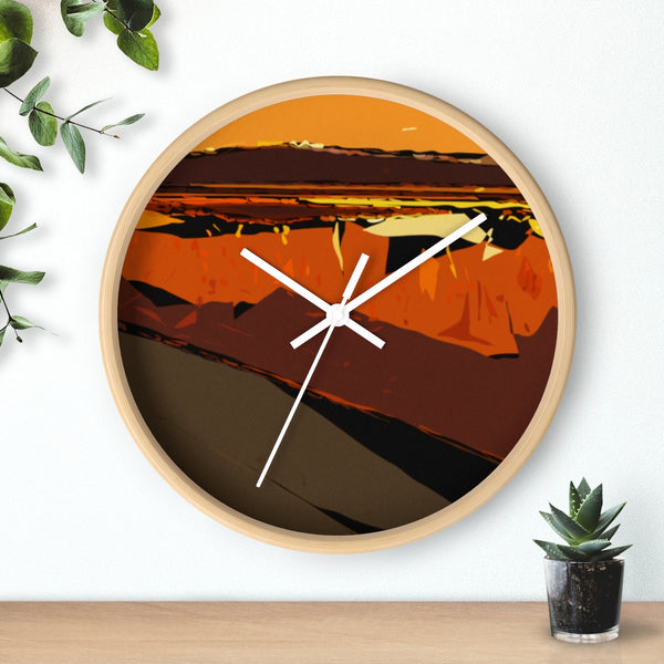 Wall Clock with Inter-dimensional Art Work