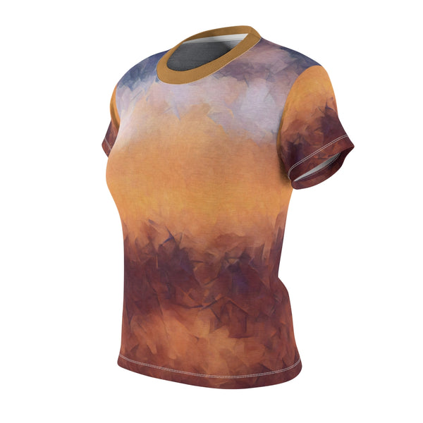 Women's AOP Cut & Sew Tee with Dreamscape Arwork