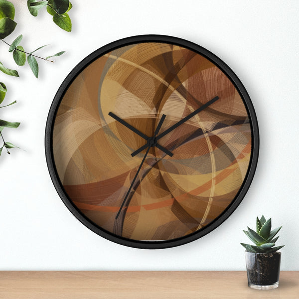 Wall Clock with Orbital Art Work