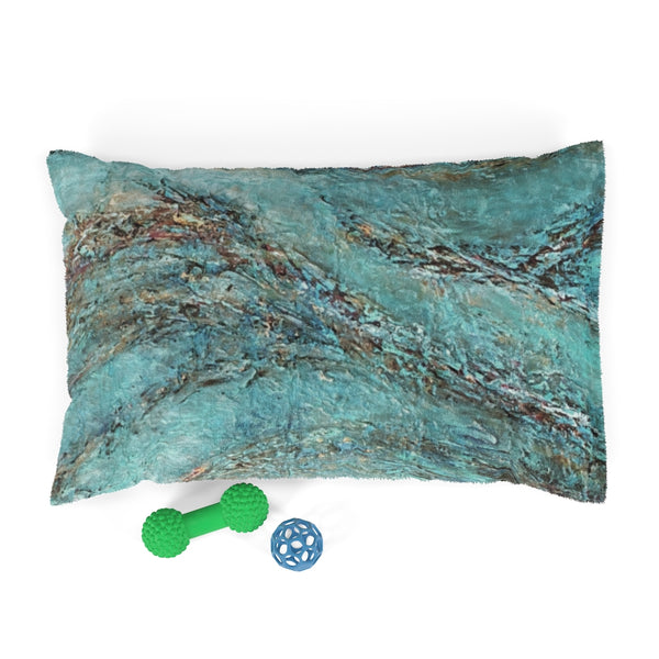 Pet Bed with Poseidon Artwork