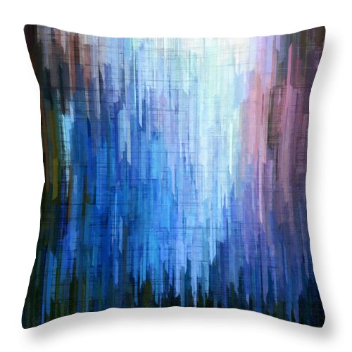 Blue Mesa 2 - Throw Pillow