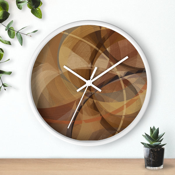 Wall Clock with Orbital Art Work