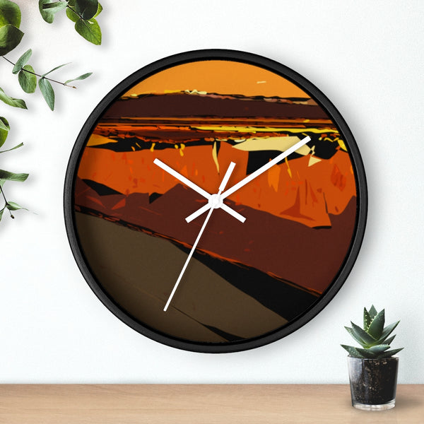 Wall Clock with Inter-dimensional Art Work