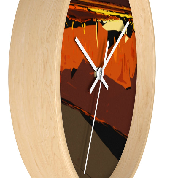 Wall Clock with Inter-dimensional Art Work