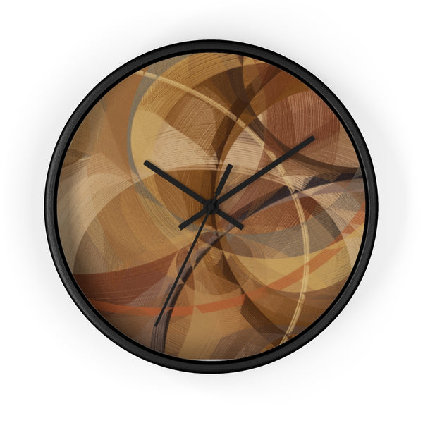 Wall Clock with Orbital Art Work