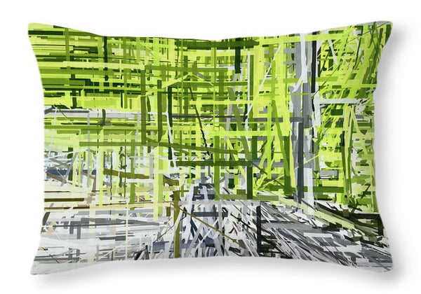 Green Shoots - Throw Pillow