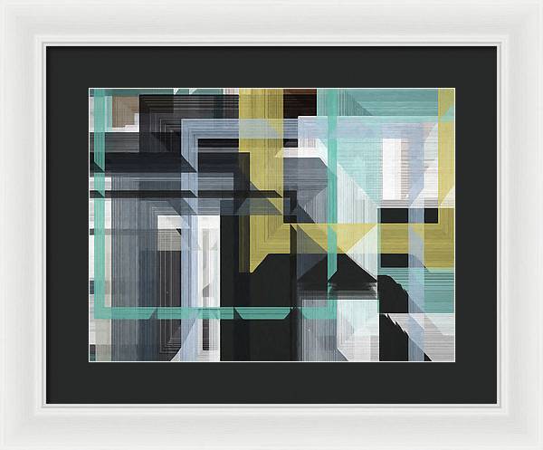 Mid Century Matrix - Framed Print