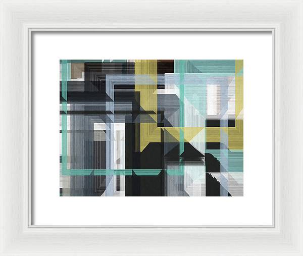 Mid Century Matrix - Framed Print