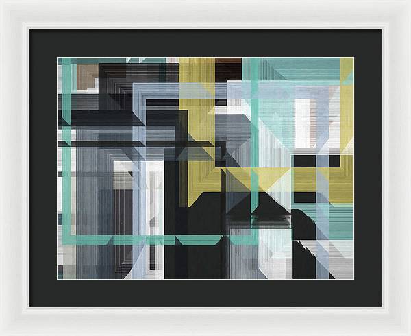 Mid Century Matrix - Framed Print