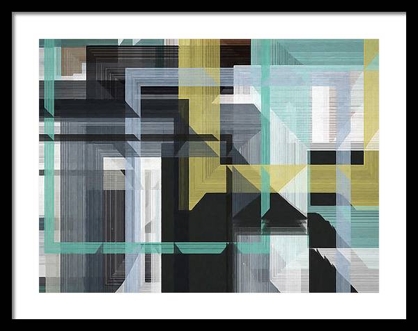 Mid Century Matrix - Framed Print