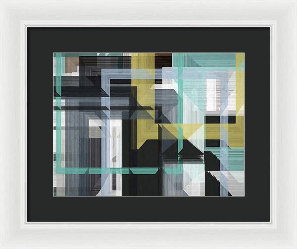 Mid Century Matrix - Framed Print