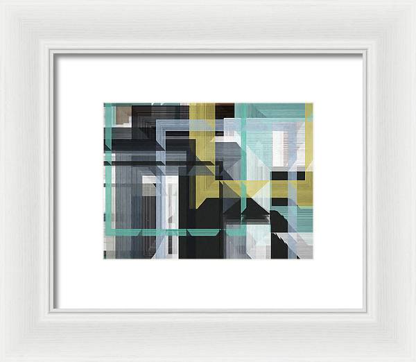 Mid Century Matrix - Framed Print