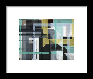 Mid Century Matrix - Framed Print