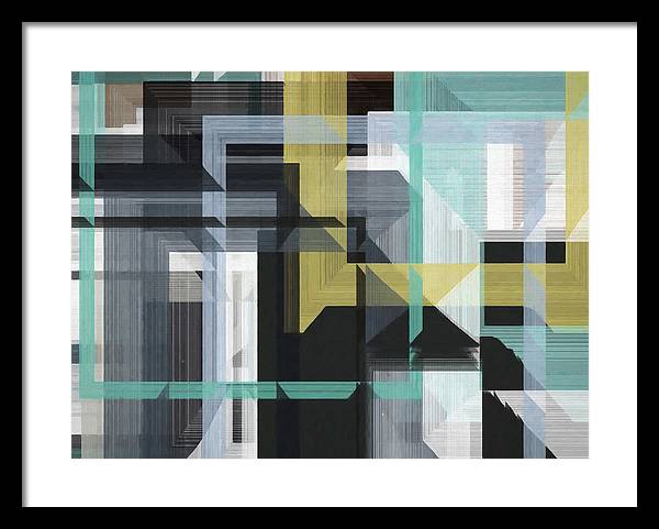 Mid Century Matrix - Framed Print