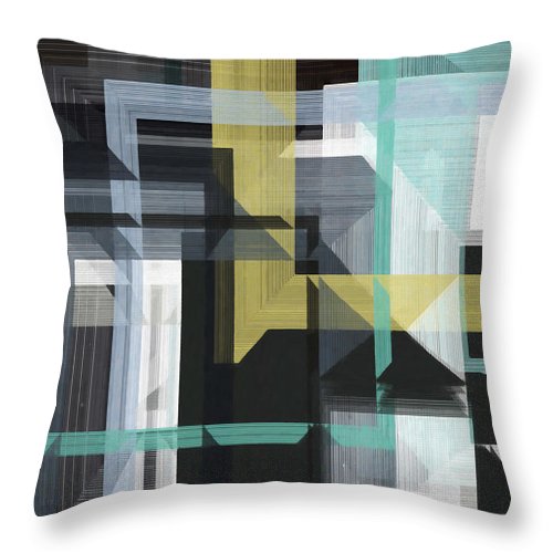 Mid Century Matrix - Throw Pillow