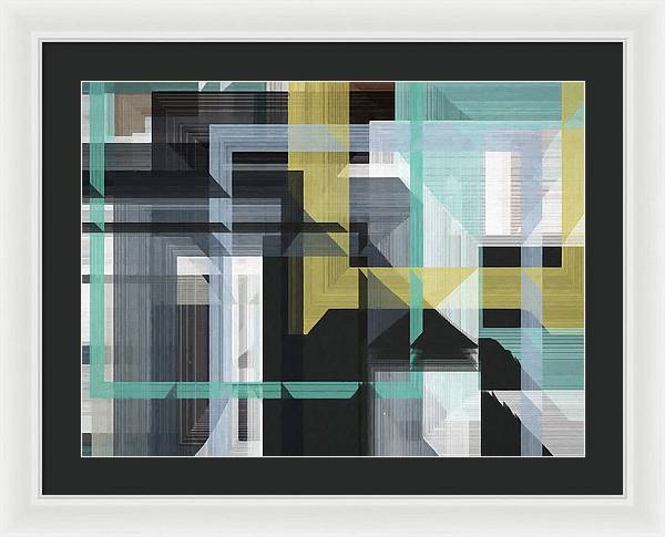 Mid Century Matrix - Framed Print