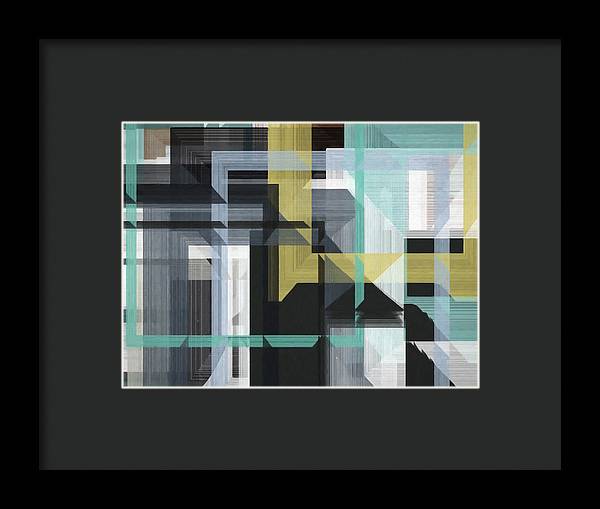 Mid Century Matrix - Framed Print