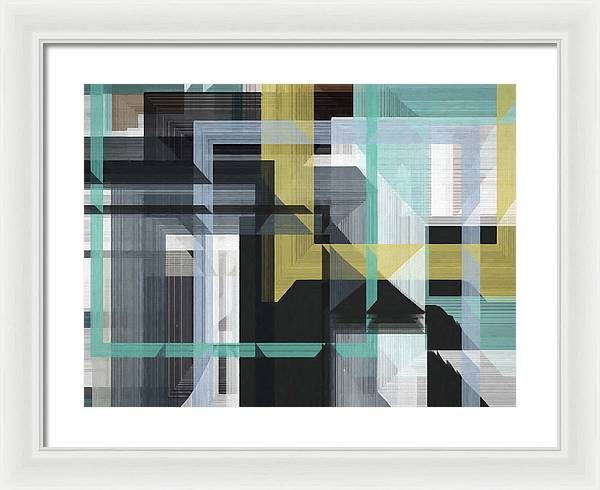 Mid Century Matrix - Framed Print