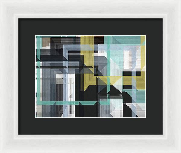 Mid Century Matrix - Framed Print