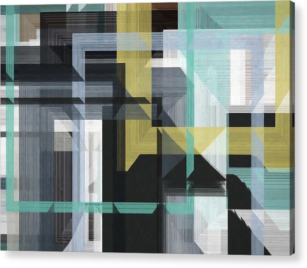 Mid Century Matrix - Acrylic Print