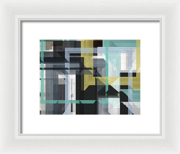 Mid Century Matrix - Framed Print