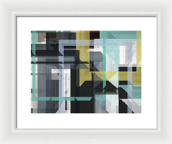 Mid Century Matrix - Framed Print