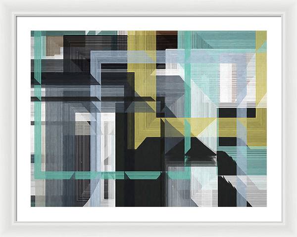 Mid Century Matrix - Framed Print