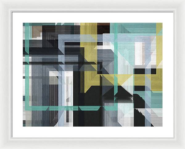 Mid Century Matrix - Framed Print