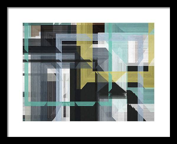 Mid Century Matrix - Framed Print