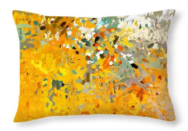 Ochre Reality - Throw Pillow