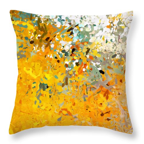 Ochre Reality - Throw Pillow