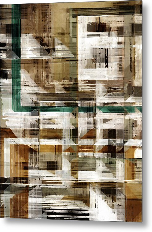 Rustic Abstract - Metal Print